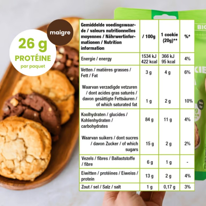 Mélange Biscuits Protéinés Purasana – Préparation Bio | La Source