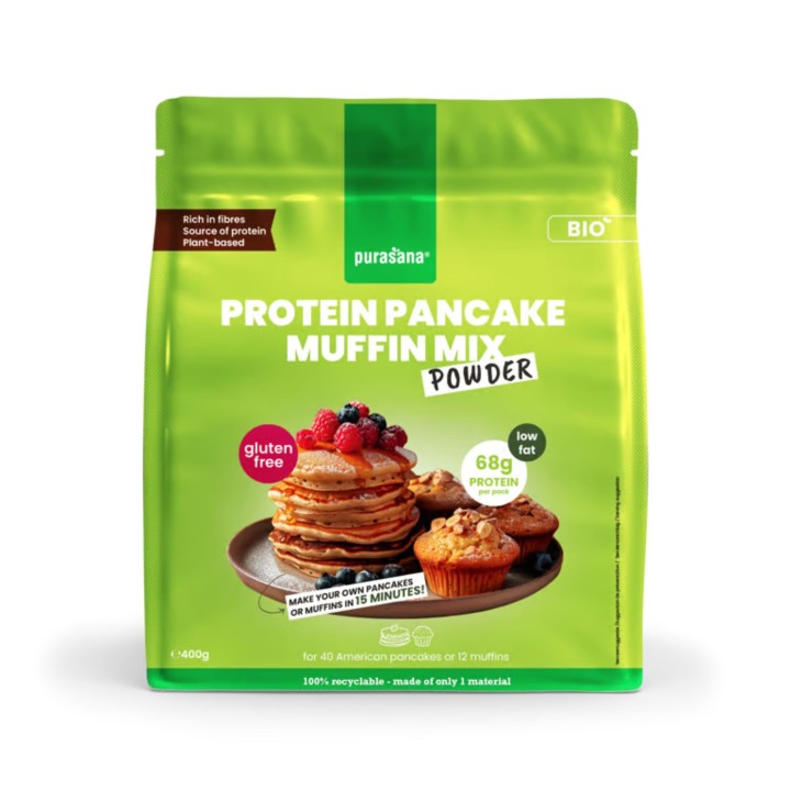Mélange Protéiné Pancakes & Muffins Purasana – Préparation | La Source